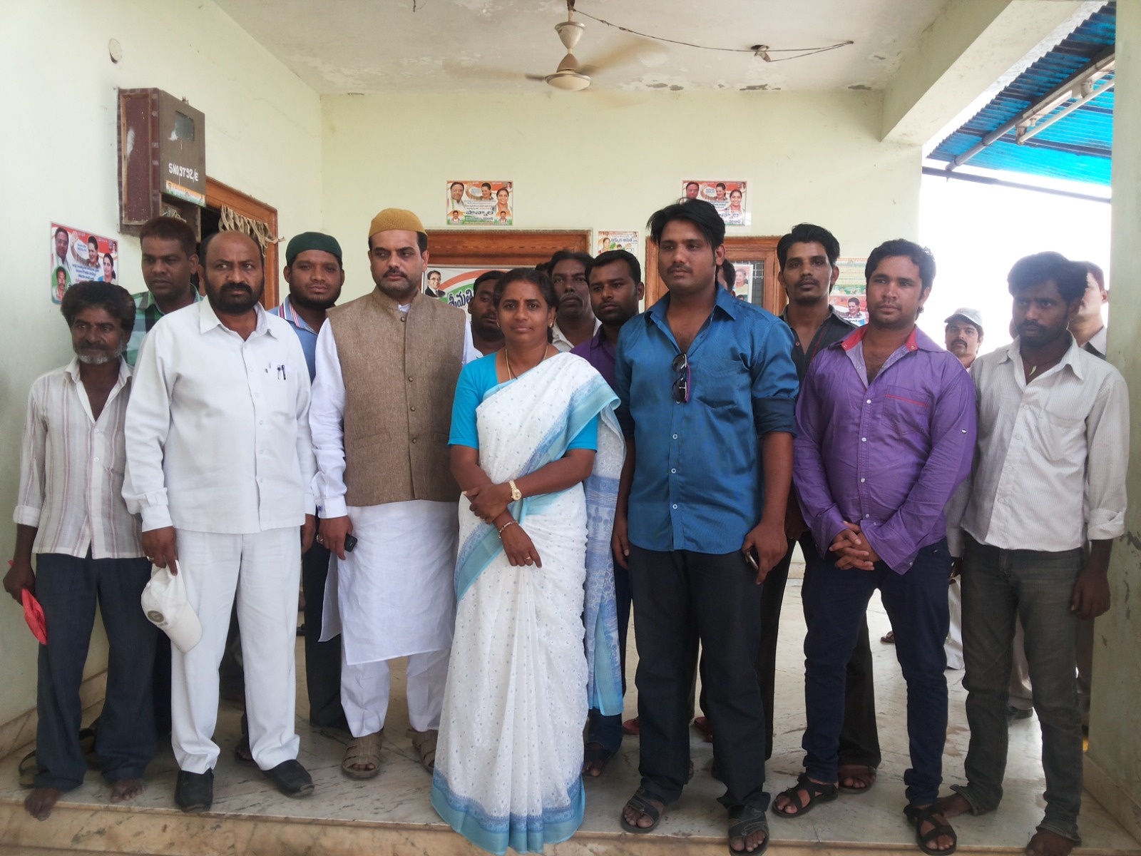Election Campaign in the year 2014 at Jangaon with Smt. Ponnala Vaishali