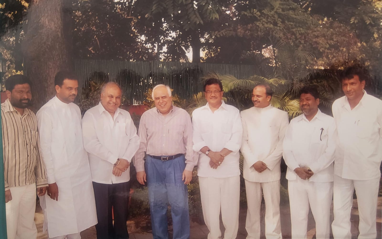 Khusro Pasha saheb with Kapil Sibal