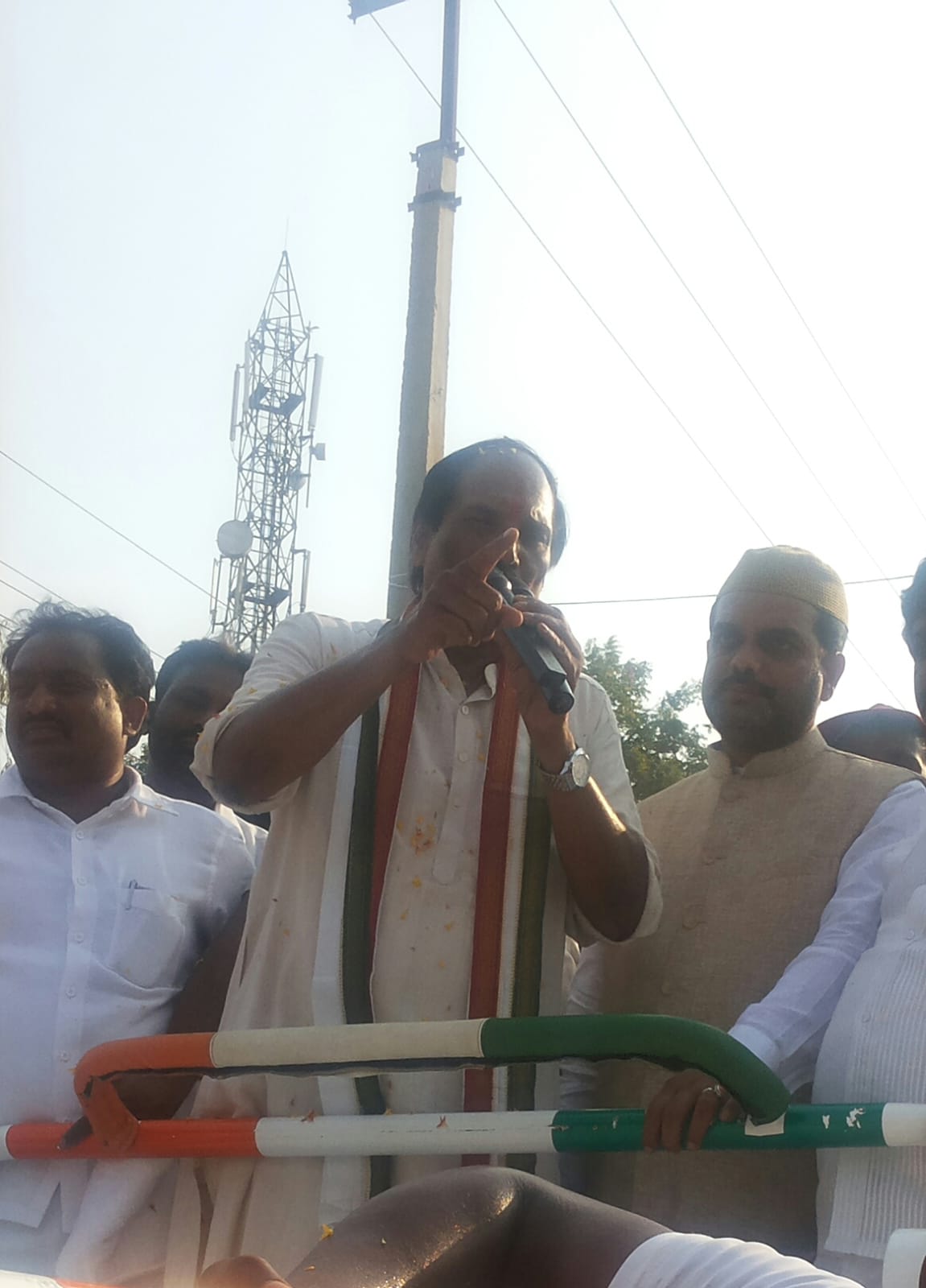 Election Campaign for contesting candidate for MLA...Mr. Uttam Kumar Reddy. 